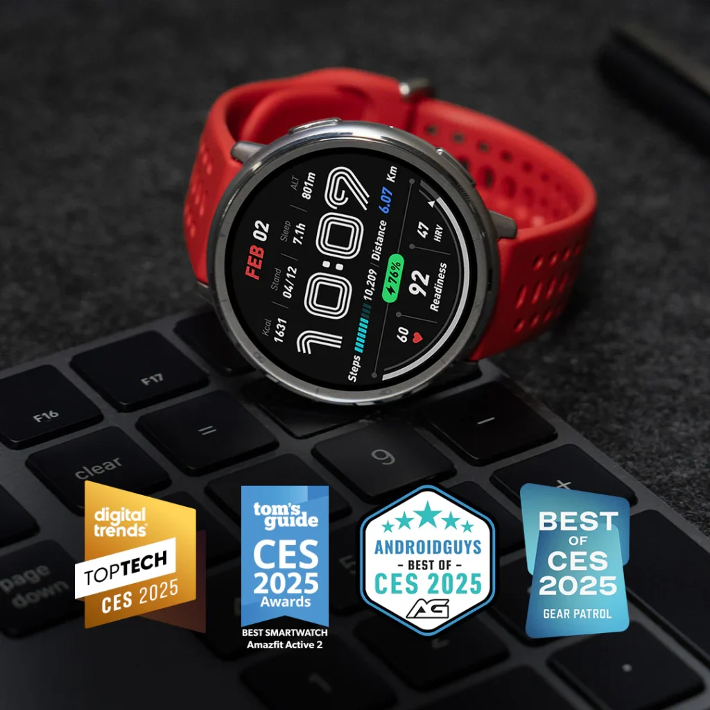 Amazfit Active 2 Round - Acero Inoxidable