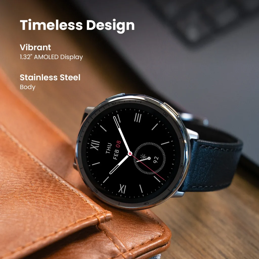 Amazfit Active 2 Round - Acero Inoxidable